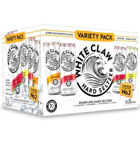 white claw variety pack flavour collection no.2 355 ml - 12 cans airdrie liquor delivery
