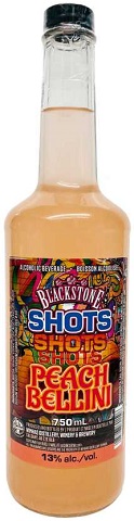 blackstone shots peach bellini 750 ml single bottle airdrie liquor delivery