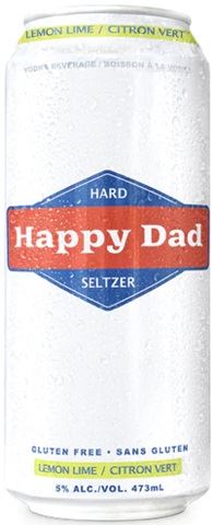 happy dad hard seltzer lemon lime 473 ml single can airdrie liquor delivery