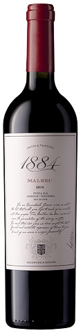 1884 estate grown malbec 750 ml single bottle airdrie liquor delivery