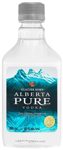 alberta pure vodka 200 ml single bottle airdrie liquor delivery