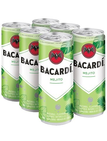 bacardi mojito 355 ml - 6 cans airdrie liquor delivery
