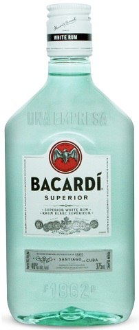 bacardi superior white rum 375 ml single bottle airdrie liquor delivery
