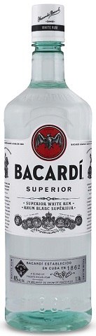bacardi superior white rum pet 1.14 l single bottle airdrie liquor delivery