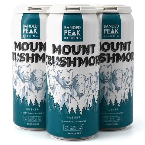 banded peak mount crushmore 473 ml - 4 cans airdrie liquor delivery