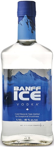  banff ice vodka 1.14 l single bottle airdrie liquor delivery 
