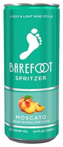 barefoot cellars moscato spritzer 250 ml - 4 cans airdrie liquor delivery