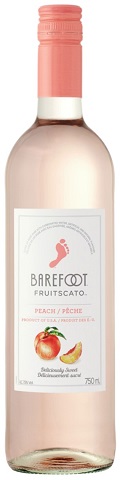 barefoot fruitscato peach moscato 750 ml single bottle airdrie liquor delivery