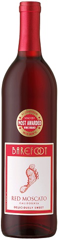 barefoot red moscato 750 ml single bottle airdrie liquor delivery