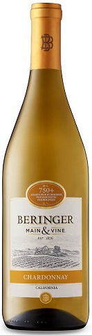 beringer main & vine chardonnay 750 ml single bottle airdrie liquor delivery