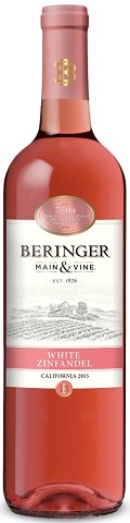 beringer main & vine white zinfandel 750 ml single bottle airdrie liquor delivery