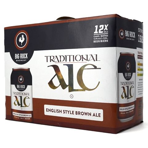 big rock traditional ale 355 ml - 12 cans airdrie liquor delivery