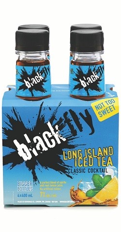 black fly long island iced tea 400 ml - 4 bottles airdrie liquor delivery