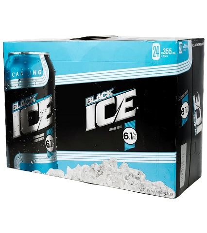 black ice 355 ml - 24 cans airdrie liquor delivery