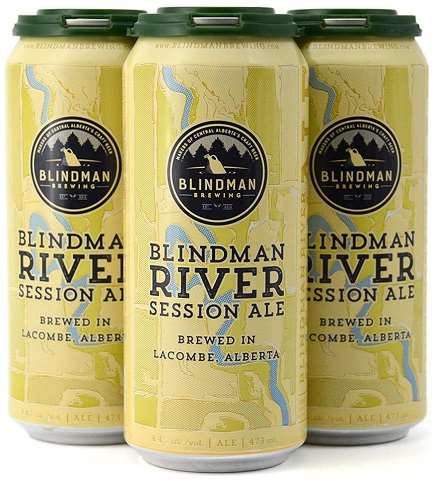  blindman river session ale 473 ml - 4 cans airdrie liquor delivery 