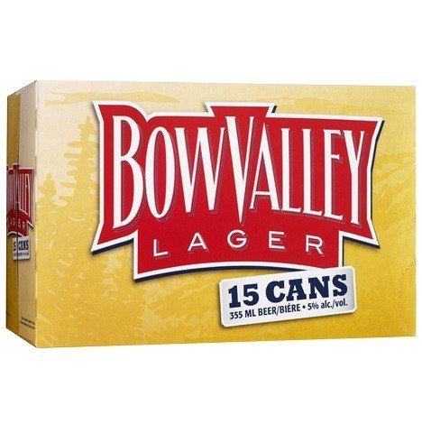 bow valley lager 355 ml - 15 cans airdrie liquor delivery