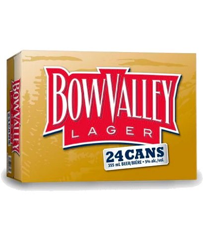 bow valley lager 355 ml - 24 cans airdrie liquor delivery