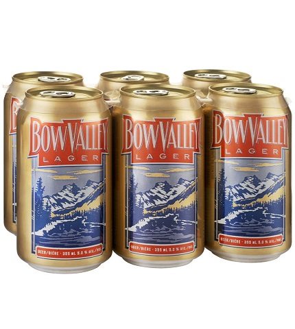bow valley lager 355 ml - 6 cans airdrie liquor delivery