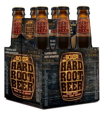  boxer hard root beer 330 ml - 6 bottles airdrie liquor delivery 