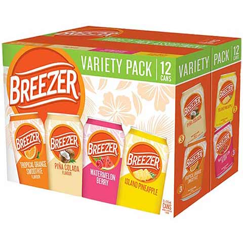  breezer variety pack 355 ml - 12 cans airdrie liquor delivery 