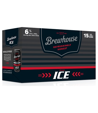 brewhouse ice 355 ml - 15 cans airdrie liquor delivery