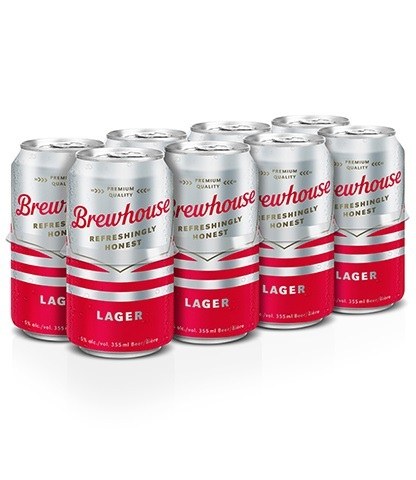 brewhouse lager 355 ml - 8 cans airdrie liquor delivery