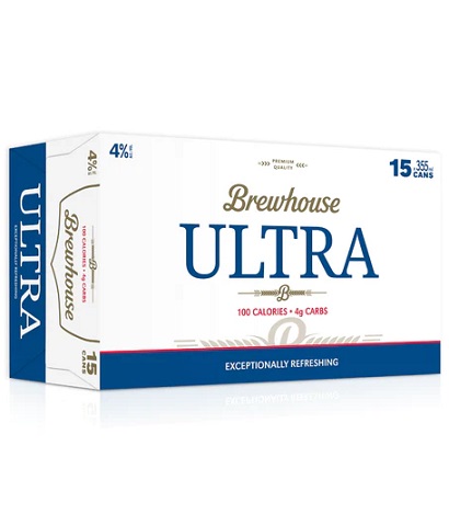 brewhouse ultra 355 ml - 15 cans airdrie liquor delivery