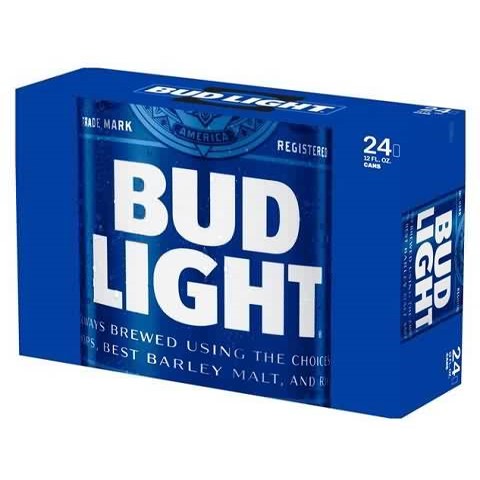 bud light 355 ml - 24 cans airdrie liquor delivery