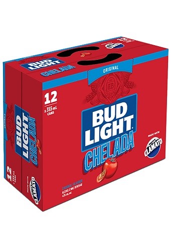 bud light chelada 355 ml - 12 cans airdrie liquor delivery
