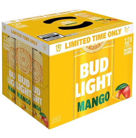 bud light mango 355 ml - 12 cans airdrie liquor delivery