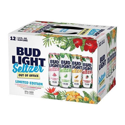 bud light seltzer out of office mixer 355 ml - 12 cans airdrie liquor delivery