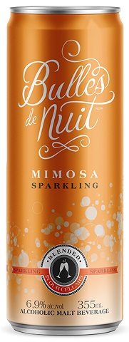 bulles de nuit mimosa 355 ml single can airdrie liquor delivery