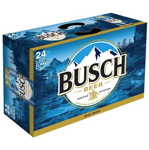 busch 355 ml - 24 cans airdrie liquor delivery