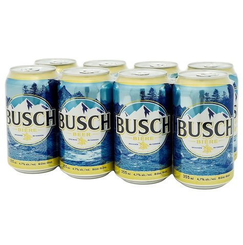 busch 355 ml - 8 cans airdrie liquor delivery