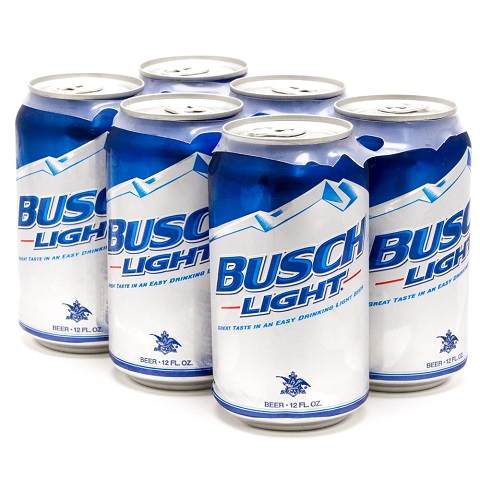 busch light 355 ml - 6 cans airdrie liquor delivery