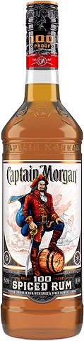  captain morgan 100 spiced rum 750 ml single bottle airdrie liquor delivery 