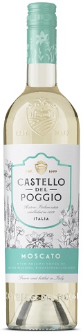 castello del poggio moscato 750 ml single bottle airdrie liquor delivery