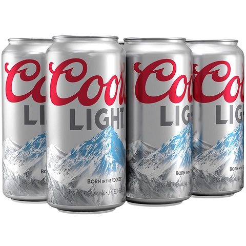 coors light 355 ml - 6 cans airdrie liquor delivery