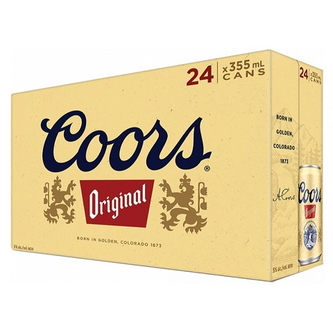 coors original 355 ml - 24 cans airdrie liquor delivery