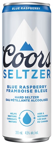 coors seltzer blue reaspberry 473 ml single can airdrie liquor delivery