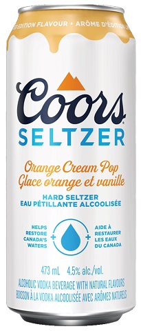 coors seltzer orange cream pop 355 ml 6 cans airdrie liquor delivery
