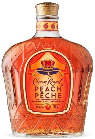 crown royal peach 750 ml single bottle airdrie liquor delivery