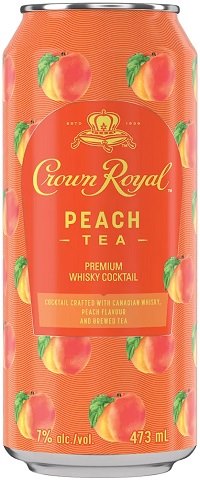  crown royal peach tea 473 ml single can airdrie liquor delivery 