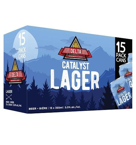 delta catalyst lager 355 ml - 15 cans airdrie liquor delivery