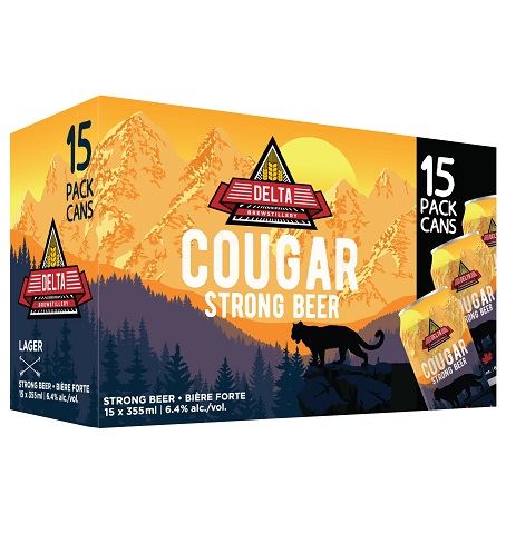 delta cougar strong 355 ml - 15 cans airdrie liquor delivery