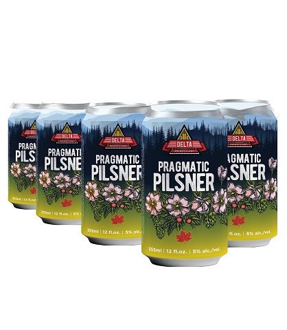 delta pragmatic pilsner 355 ml - 8 cans airdrie liquor delivery