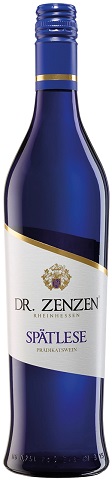 dr. zenzen noblesse spatlese blue 750 ml single bottle airdrie liquor delivery