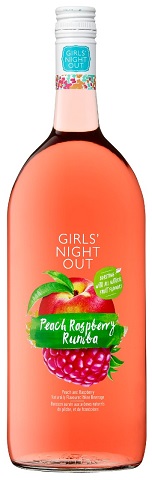 girls night out peach raspberry rumba 1.5 l single bottle airdrie liquor delivery