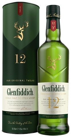 glenfiddich 12 year old single malt 750 ml single bottle airdrie liquor delivery