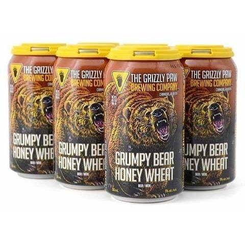 grizzly paw grumpy bear honey wheat 355 ml - 6 cans airdrie liquor delivery